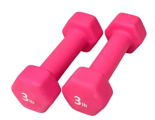 Neoprene Coated Dumbbell Hand Weight Set - style: 32-Pounds total -3 Pairs (3-LB, 5-LB, 8-LB)