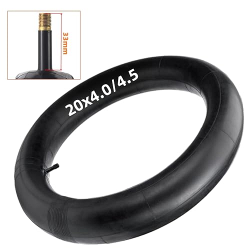 20x4.0 Fat Tubes 20x3.0/3.5 Fat Tire Tube 20x3.5/4.0 Bike Tube 20x4.0/4.5 Heavy Duty Tire Tubes for 20” Electric Bike Fat Beach Bike 2 Pack - size: 20x4.0/4.5