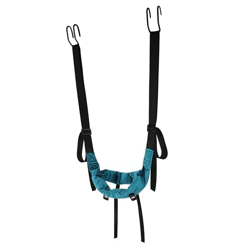 Cervical Traction Belt with Hook Home Neck Stretching Hanging Belt Soft Padded Neck Support for Office Worker Pain Relieve