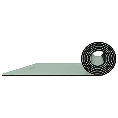 Retrospec Laguna 5mm Yoga Mat - Fitness Mat for Women, Men & Children, Slip-Resistant and Moisture Absorbing Exercise Mat for Home, Pilates, Yoga and Floor Workouts - color: Sage