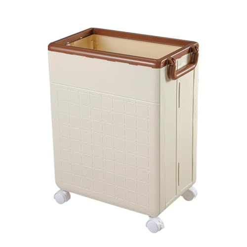 Workout Equipment Storage Bin Portable Rolling Handle Yoga Mat Storage Rack | Household Portable Space Saving Organizer for Home Gym Laundry Room Closet Bedroom Studio Dor
