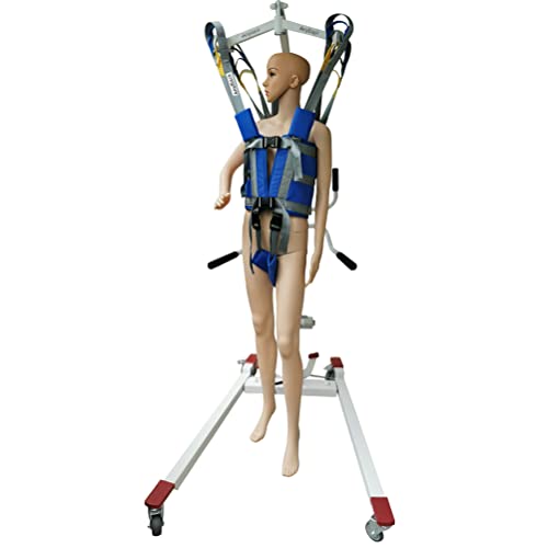 Patient Lift Sling Medical Aid Standing Transfer Belt Walking Strap Heavy Duty Carrier Fold Up Full Body Get Up Sit to Stand Assist for Elderly Senior AnyBack Black