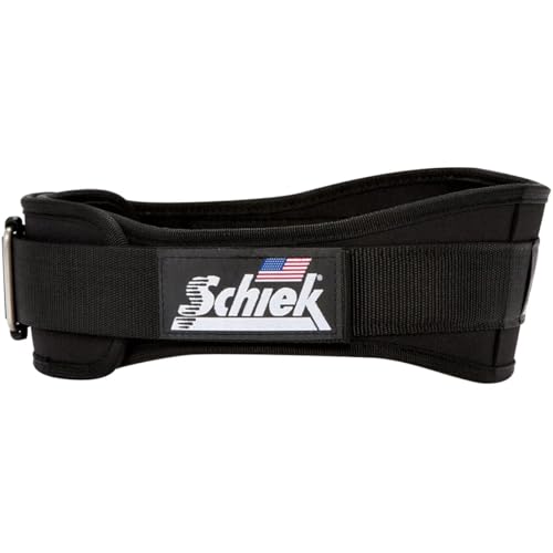 Schiek Sports Model 2004 Nylon 4 3/4" Weight Lifting Belt - Black - color: Black, size: Small