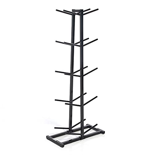 Power Systems Medicine Ball Storage Rack Only – Double Med Ball Tree Holds 10 Balls, Vertical Gym Organizer Stand for Home Gym, Fitness Studio & Commercial Equipment Storage, Black