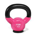 Yes4All Kettlebells Rubber Base, Kettlebell Set for Women, Strength Training Kettlebells Weights (10-65 lbs) - color: A. 5LB - Pink