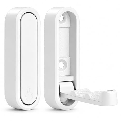 Folding Coat Hooks White, 2 Pack Heavy Duty Zinc Alloy Folding Wall Hooks, Foldable Wall Hook for Hanging Clothes, Bags, Hats, Towels, Keys (White, 2 Pack) - color: White, size: 2 Pack