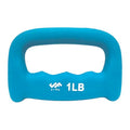 JFIT Neoprene D Grip Dumbbells - Single Weights 1LB-5LB - Premium Non-Slip, Hand Weights, Ergonomic Design - style: 1 Pound