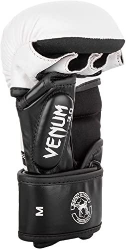 Venum Challenger 3.0 Sparring Gloves - color: White/Black, size: Medium