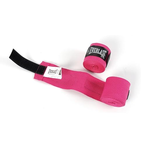 Everlast Core Handwraps 120in – Boxing Hand Wraps for Gloves, Wrist & Knuckle Support - color: Pink, size: 120 Inch