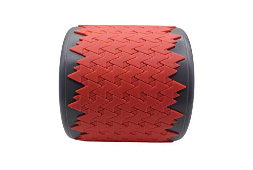 Adjustable Shadowfit Foam Roller Equipment for Sore Muscle, Tissues ∣ Massage Rollers for Maximum Tension Relief ∣ High Density Foam for Deep Tissue Pain Relief, Thigh, Arms (Red) - color: Red