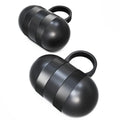 Synergee Cardio Hand Weights. Steel Hand Weights Dumbbell Set with Anti-Slip Silicone Finger Loop for Workout, Fitness, Training for Men and Women. Sold In Pairs. Available in 1lb, 1.5lb and 2lb Sets - color: 2LB Black