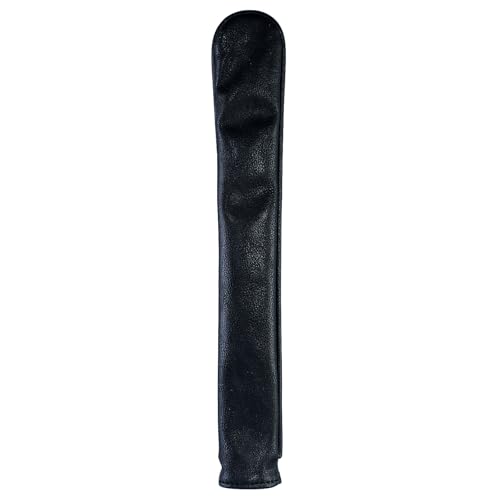 Golf Club Covers – Blackout Leather Driver Headcover, Fairway Wood, 3 Wood, Hybrid, Fits Mallet Blade Putter Head Covers Alignment Stick Cover - size: ALIGNMENT STICK