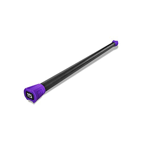 CAP Barbell Weighted Workout Bar | 5-20 lb | Multiple Options - style: 15 LB, Purple
