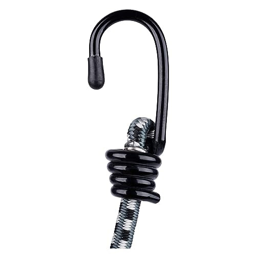 Keeper - 18” Vinyl Coated Bungee Cord, 10 Pack - UV and Weather-Resistant - size: 10-Pack, style: 18”
