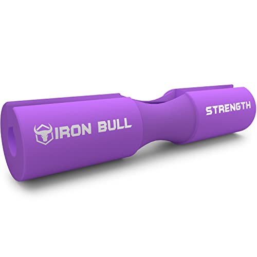 Advanced Squat Pad - Barbell Pad for Hip Thrusts, Squats & Lunges - Neck & Shoulder Squat Bar Pad Cushion Support Foam for Extra Comfort - color: Purple