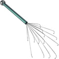stargo Massage Master Metal Back Scratcher Extendable for Men, Women, Elderly - Wide Wire Claw Scratching Head Body Massager - Hand Back Scratch for Adults, Dogs - Massage Stick Gift - color: Metallic Turquoise