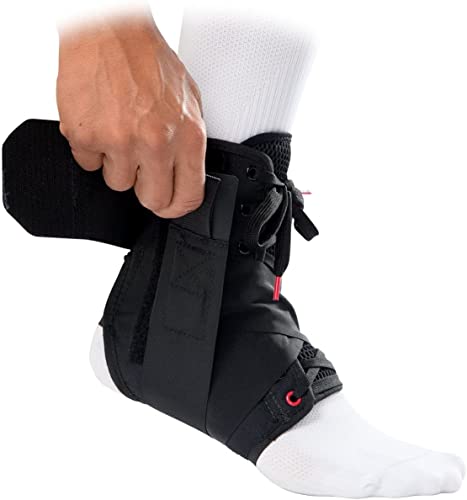 McDavid Ankle Brace Ultralight for Sprained Ankle, Figure 8 Ankle Braces, Lace up Ankle Brace, Ankle Braces for Men and Women, Ankle Support Brace and Stabilizer - color: Black, size: Small