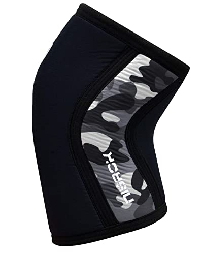 Knee Sleeves (1 Pair), 7mm Neoprene Compression Knee Braces, Great Support for Cross Training, Weightlifting, Powerlifting, Squats, Basketball and More - color: Black, size: Medium