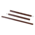 Black Expandable Spreader Bar Set Sports Pilates Training Tools Kit - color: Brown