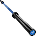 7ft Olympic Barbell 28mm 45lb – 500/700/1000LB Bar for Home Gym | Ceramic coated steel. Smooth spinning sleeves. Fits 2" plates. For snatch, clean and jerk, squats, deadlifts, bench press. - color: Blue-500LBS