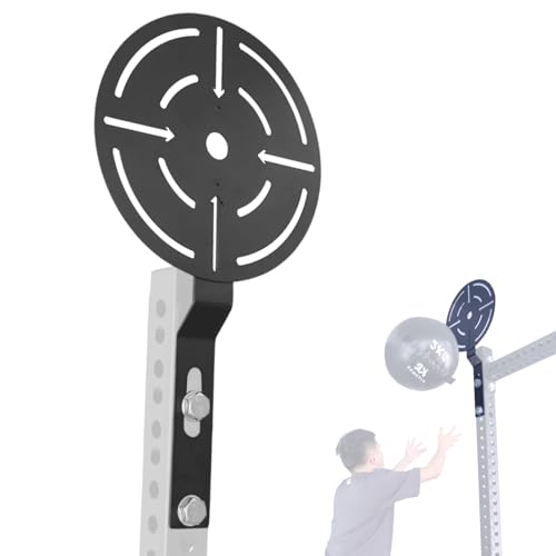 AHTAPFON Wall Ball Target for Rack Mounted with Extension,Medicine Ball Target for Power Rack Attachments,Home Gym Exercise Ball Squash Fitness for Enhance Explosive Power - size: 0.7″/18mm Hole