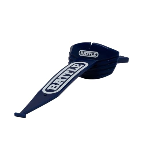 Battle Speed XL Football Mouthguard with Connected Thick Strap, Advanced Composite, No Boil, for Braces, Maximum Breathability, Youth and Adult (Navy) - color: Navy