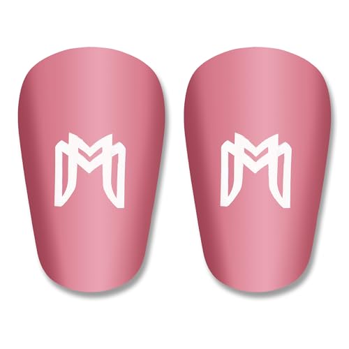 MediCaptain MiniGuards - Mini Shin Guards for Soccer Players - Tiny Shin Pads for Men, Women, Teens - Miniature Shin Guards 3.9 x 2.4 inch - Perfect for High Level Soccer Athletes - color: Pink