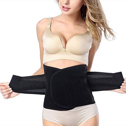 Postpartum Belly band Postpartum Recovery Surgery Support Belly Wrap for C-Section Hernia and Tummy Tuck Abdominal Compression Binder - size: Large : 38"Length*9"Width
