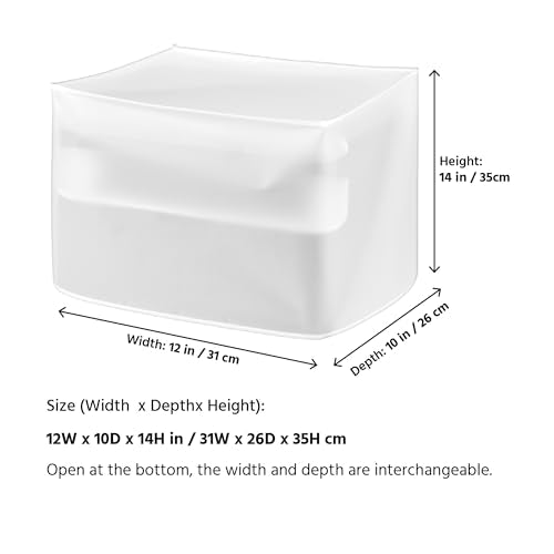 Printer Dust Cover See-Through Lightweight Waterproof Protective Case compatible with HP, EPSON,CANON, BROTHER, PIXMA -12W x10D x14H in - size: 12W x10D x14H