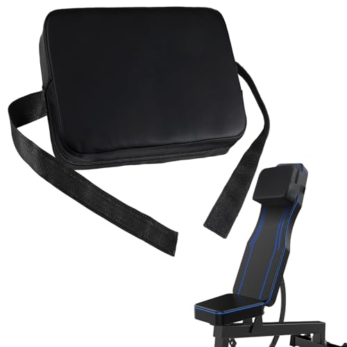 Simgoing Weight Lifting Pad Bench Chest Press Back Pad for Free Weight Bench Exercises and Chest Press Support Non Slip PVC Leather Foam Support for Home Gym Strength Training - size: 9.3x7.1x3.2 Inch