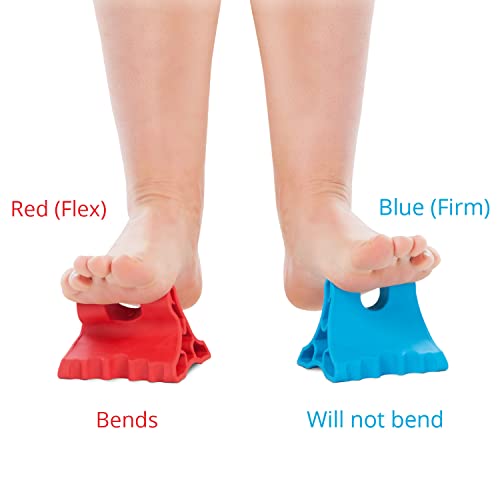 DaVinci Tool Red & Blue -USA Made- Extra Firm Neck Tension Relief & Pressure Point Massage Tool - Occipital Release Tool - Cervical Traction Device- Suboccipital Release Device - Neck Stretcher - style: Firm & Extra Firm