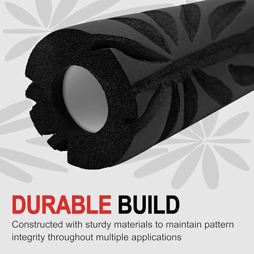 Crow's Foot Pattern Drywall Texture Roller, 9-inch, Paint Roller for Walls and Ceilings