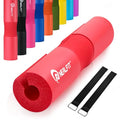 NEALFIT Barbell Pad Squat Pad for Squats—Squat Bar Pad—Great for Weightlifting,Lunges and Hip Thrusts—Foam Sponge Pad—Fit Standard and Olympic Bars Perfectly - color: Red