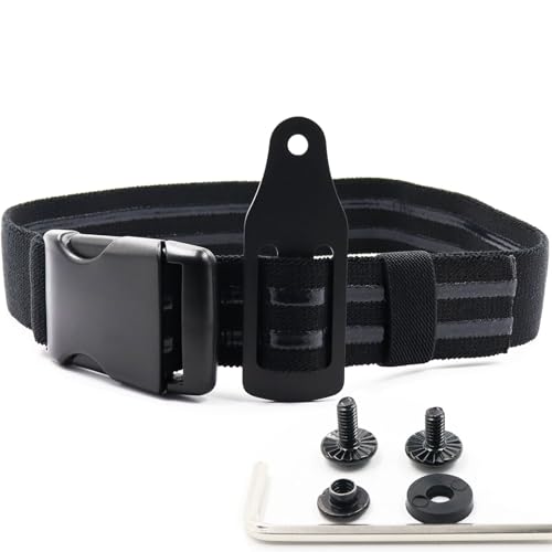 Tactical Leg Strap Drop Swivel Attachment for Holsters, Thigh Strap Belt for Leg Holster, with Quick-Release Buckle. - color: Leg Strap & Adapter-Black