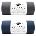 MIAOMIAO 2 Pack Non-Slip Hot Yoga Towel Set,Super Absorbent Microfiber in, 24.5" x 72" - Anti-Slip, Injury Free Design for Pilates, Yoga Mats, Exercise, and Fitness Gear Carbon Grey/Navy Blue - color: Z-carbon Grey/Navy Blue(2 Pack)