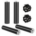 EVERYMATE Weight Plate Holder Power Rack Attachment 2 Inch Olympic Plate Storage Power Squat Rack Holder Weight Plates for 2x2 3x3 2x3 Power Cage Accessories Weight Plate Rack - color: B-1" hole(4pcs)-11.8 Inch