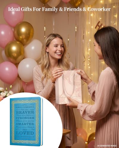 JOHSBYD Journal for Women - A5 Lined Hardcover Notebook and Diary for Teen Girls, 200 Pages 100GSM Bleedproof Paper, Inspirational Back to School College Supplies (Light Blue) - color: Light Blue
