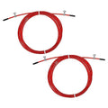 PATIKIL Speed Jump Rope Replacement Cable, Professional Skipping Rope Steel Wire Replace for High Speed Jump Ropes - color: Red