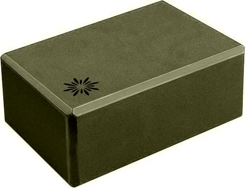 Bulk 4 in Foam Yoga Blocks, 10 Pack - color: Olive