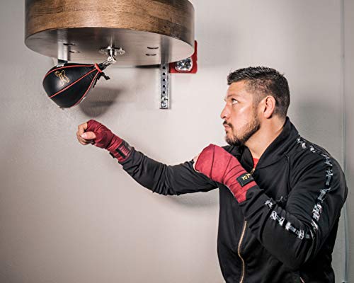 TITLE Boxing Gyro Balanced Leather Speed Bag: Speed Bag for Boxing, Speedbag, Speed Bags, Boxing Speed Bag, Title Speed Bag, Boxing Bag, Boxing Equipment, Punching Bag - size: S (5" x 8")