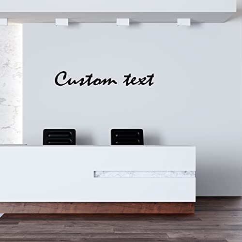 Gym Home Fitness Decal with Custom Text - Custom Vinyl Lettering for Walls Doors Windows - Inspiring Text Gym Vinyl Decals for Teens and Adults - color: Dec 14