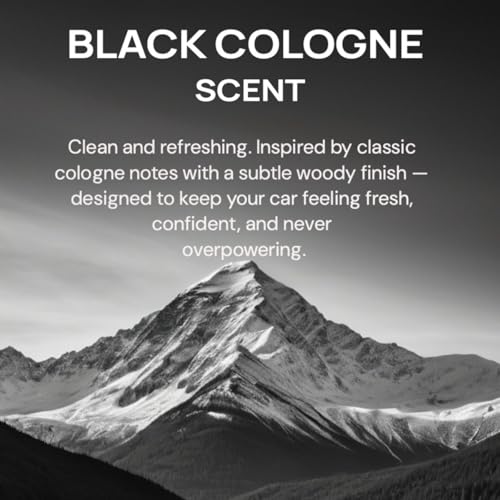 Basketball Car Air Freshener, 4-Pack, Long Lasting Black Cologne Scent, Basketball Gift for Players, Coaches & Fans, Sports- Inspired Hanging Car Accessories, Ideal for Cars, Lockers, Bags and more