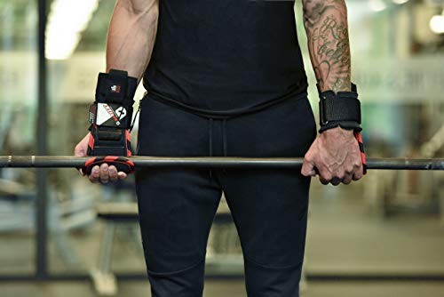 skott Evo 2 Series Pro Metal Weight Lifting Hooks - Best Heavy Duty Power Lifting Grip Assistance - Set of 2