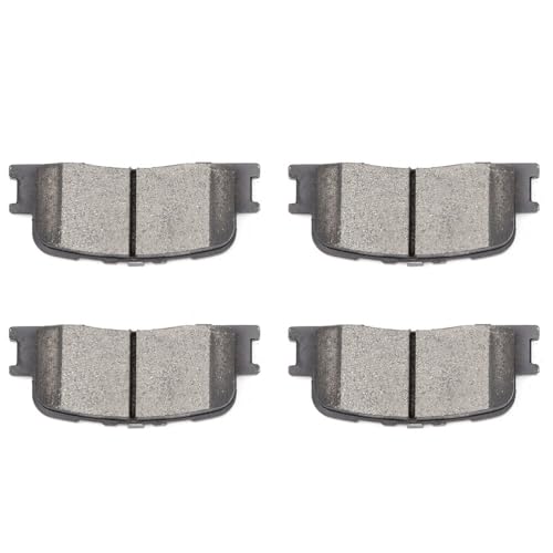 ECCPP D885-7762 4pcs Rear Ceramic Disc Brake Pad Set Fit For Lexus ES300 2002-2003,For Lexus ES330 2004-2006,For Toyota Camry 2002-2006,For Toyota Highlander 2001-2003 - style: D885 [4pcs]