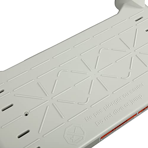 G-PLUS Pool Platform Step Pool Jumping Platform Grey | Compatible with Above Ground BiltMor Swimming Pool - size: White(rectangle)
