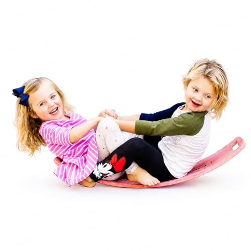 Platports Sensory Balance Board for Kids – ADHD Focus, Calm & Motor Skill Development | Indoor Montessori Play | Durable Non-Wood Wobble Board