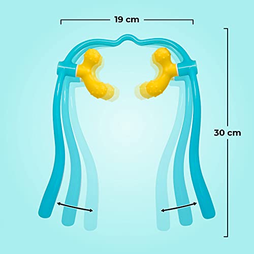 Lindo Shiatsu Neck Massager | Adjustable Knobs for Four-Point Gentle Shiatsu or Two-Point Deep Tissue Massage