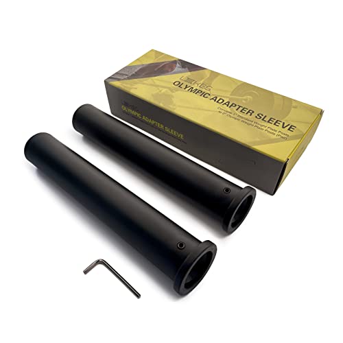 Olympic Adapter Sleeve - Converts 1" Standard Weight Plate Posts to 2" Olympic Weight Plate Posts (Pair) - size: 11 inch