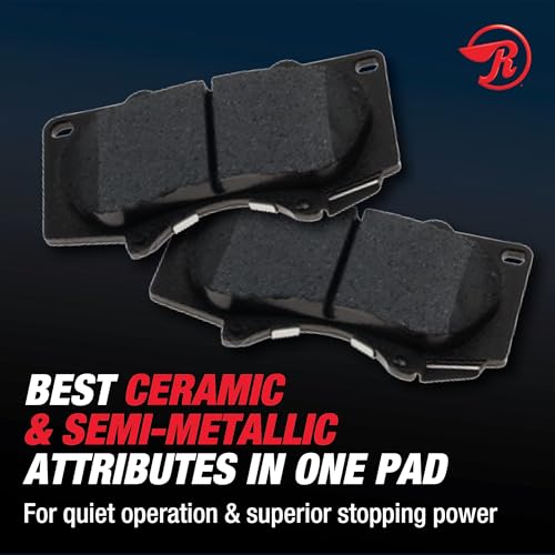 Raybestos Element3 EHT™ Replacement Front Brake Pad Set for Select Mitsubishi 3000GT/Diamante/Eclipse/Galant/Montero, Dodge Stealth, Eagle Talon and Plymouth Laser Model Years (EHT530H) - size: One Size, style: EHT530H