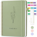 Oucaru Undated Weekly Planner, A5 To Do List Notebook with Goal & Habit Tracker Organizer, 52 Weekly Planner Notebook with Spiral Binding for Office Home School Supplies - size: A5-Green, style: Weekly Planner